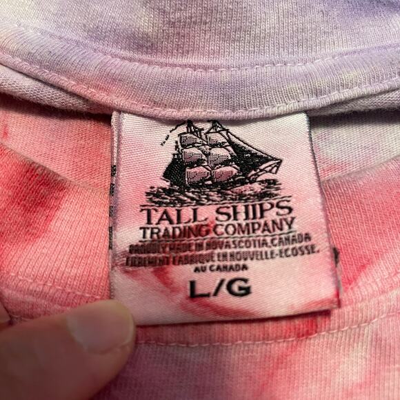 Man Carrying Canoe Tie Dye Tee Shirt Mens Large Vintage Retro Outdoor Hiking - Picture 5 of 10